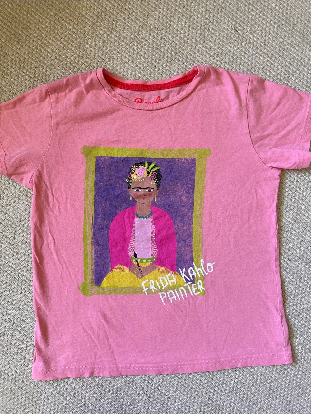 Piccolina Frida Kahlo tee, 7-8